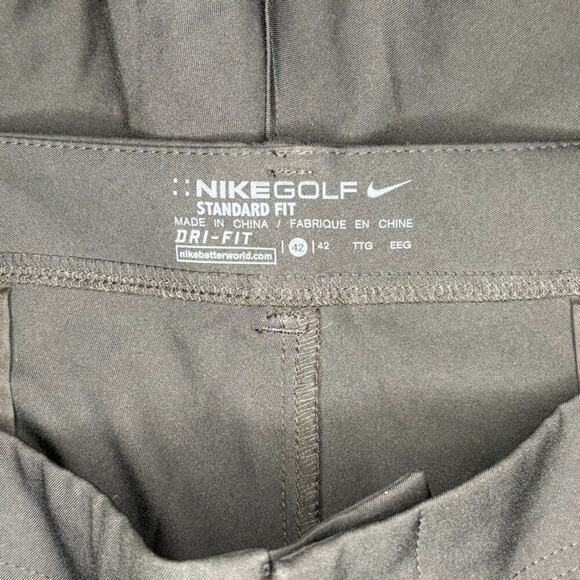Nike Golf Black Standard Fit Dri-Fit Shorts Mens Sz 42 - Picture 7 of 9